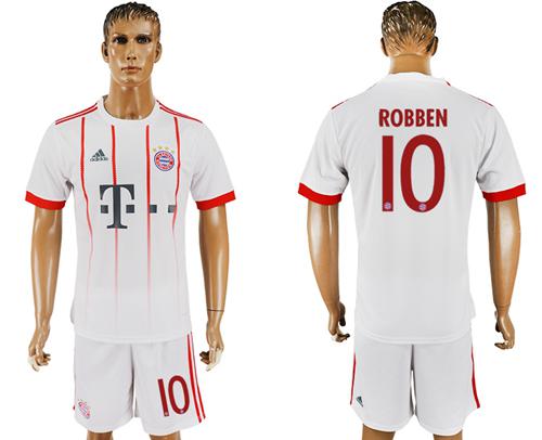 Bayern Munchen #10 Robben Sec Away Soccer Club Jersey - Click Image to Close
